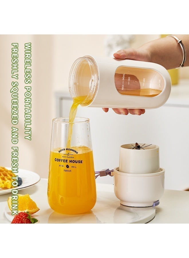 Interstella Portable Mini Blender 340ml, 60W USB-C Smoothie Maker with High-Speed Blades, BPA-Free Personal Juicer for Travel, Gym & Home - Image 4